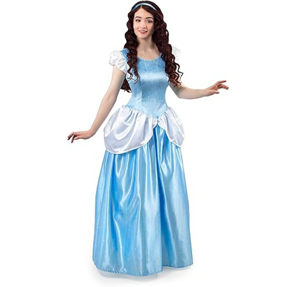 NEW! Cinderella Costume dress and accessories headband choker womens small